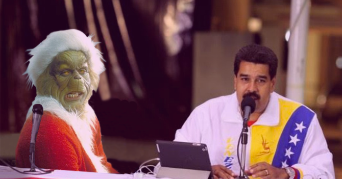 El Grinch quedó gratamente sorprendido por el buen trabajo que hizo Maduro al arruinar estas navidades ow.ly/pipc50Qljw9