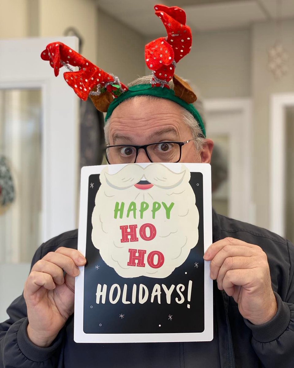 FamilyDentistUT's tweet photo. Wishing you a Merry Christmas filled with smiles as bright as Dr. Wible's eyes! 😃  Our Hillfield Pediatric and Family Dentistry team hopes your celebrations are joyful and your smiles are merry! https://t.co/saJBWI5jd1
