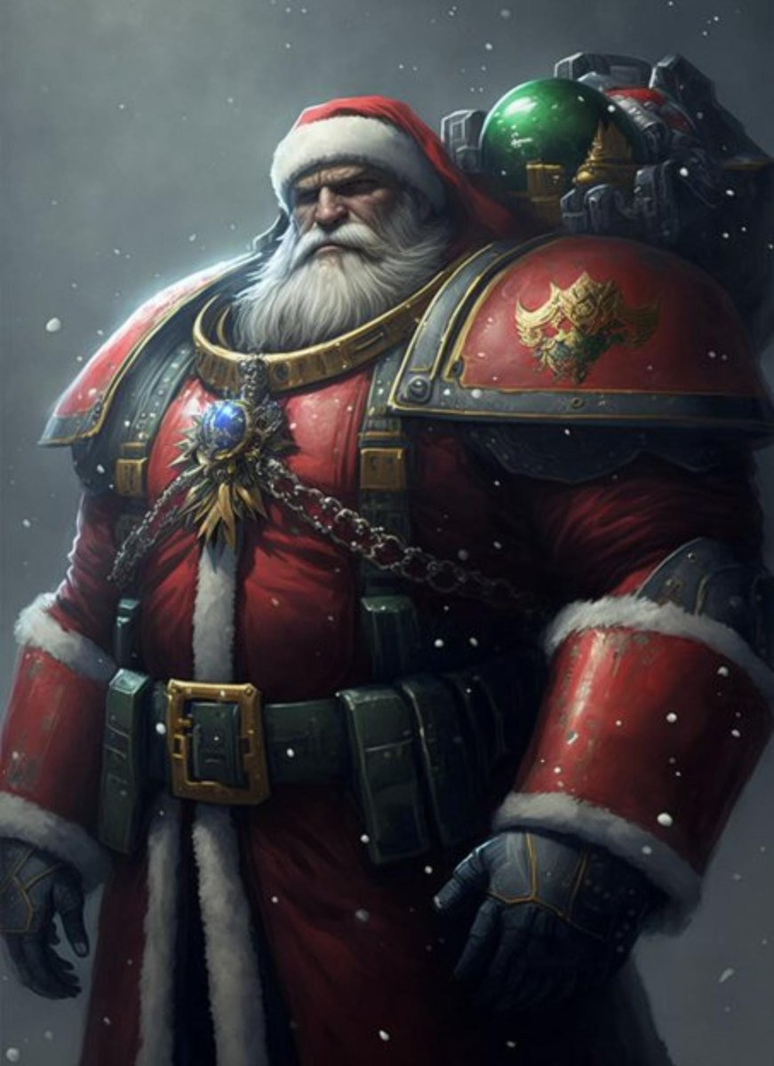 Felices fiestas, freaks de las miniaturas, y que el Primarcas Noel de la XI Legión os traiga todas las mierdas que le pidáis.
¡Plástico para el Dios del plástico!
#FelicesFiestas #FelizNavidad