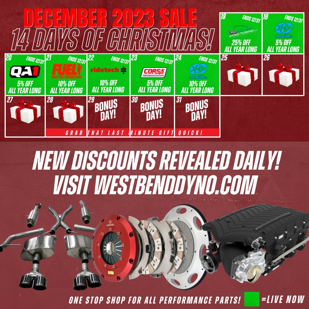 BendDyno's tweet photo. "Day 7 of Christmas just got even merrier! 🎁🔥 Unwrap an extra 5% off on SmoothBoost today! Because you deserve a bit more boost this holiday season. 🎄
https://t.co/h3A5b8xGCE https://t.co/lTWydbg9Hl