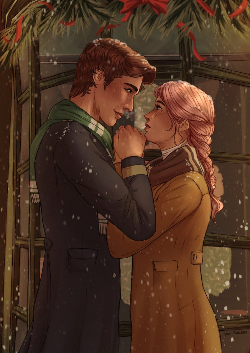 Merry Christmas ❤️🎄

Commission for sleepywitch on TikTok who asked me Sebastian and her MC Lorraine 🐍🦡

#HogwartsLegacy #SebastianSallow #hogwarts #MerryChristmas #Christmas2023