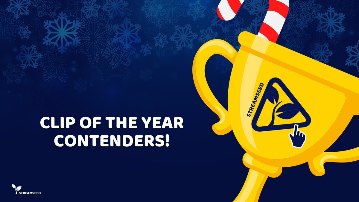 T'was the night before Christmas and all through the house, nothing was stirring, not even a mouse! 🐁

As you turn to Twitter, there's a wee little glitter... let's raise a beer for your April contenders in Clip of the Year 🍻

🥇<a href="/twistedhumanoid/">Leila - レイラ</a> 
🥈<a href="/Hammerzmith/">Sara Hammerzmith</a> 
🥉<a href="/gaming_loft/">Lofty</a>