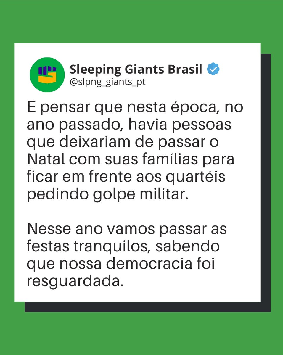 TucaAndrada3's tweet photo. E tem gente q não percebe a diferença, ou não quer percerber
Feliz Natal  a tds https://t.co/Wnl7pd0MHG