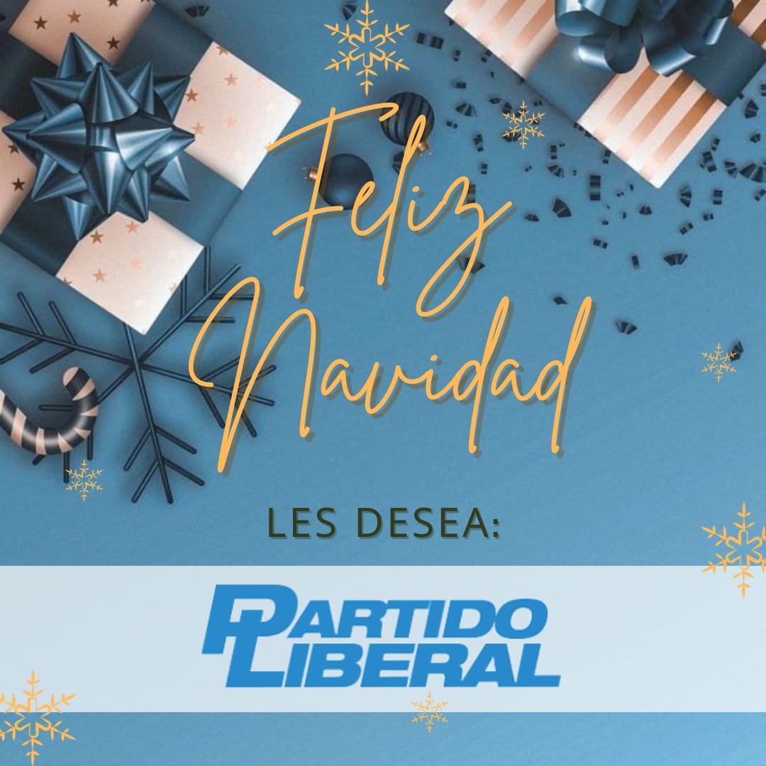 Feliz navidad! Les desea el #PartidoLiberal