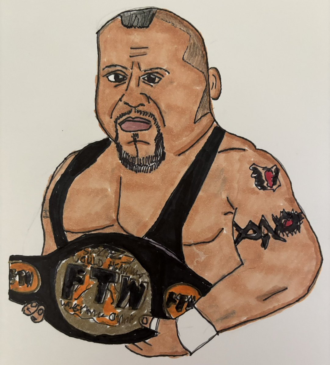 InRingArt's tweet photo. Survive, if he lets you. #TAZ #HumanSuplexMachine #ecw #prowrestling #prowrestlingfanart #wrestlingart @OfficialTAZ https://t.co/OHpDFzmk0U