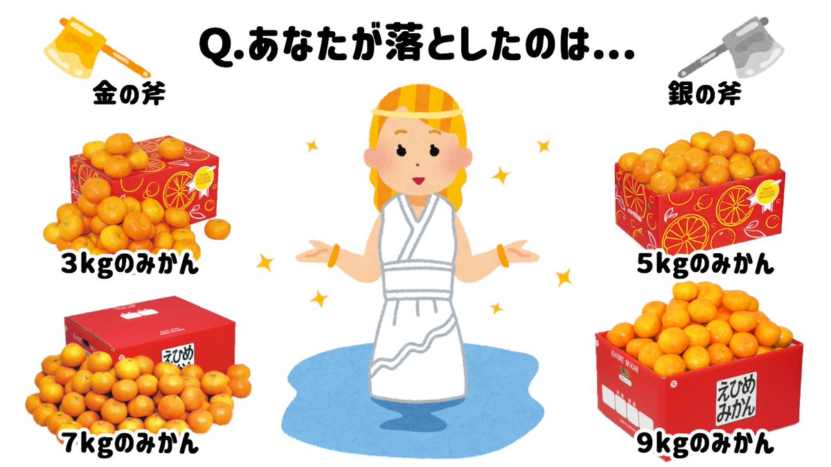 RT @nomakajuen: 正直に答えなくても年末年始用にみかんあげます。本日