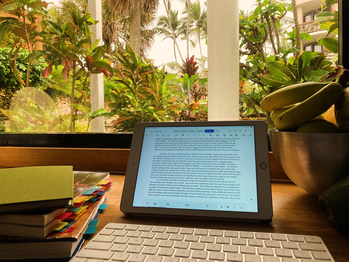 My writing desk for the next month…