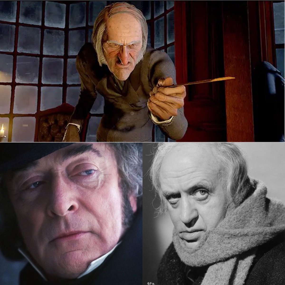 Christmas Eve Scrooge-fest - Carrey; Sims and Caine.
God bless us everyone! 🎄