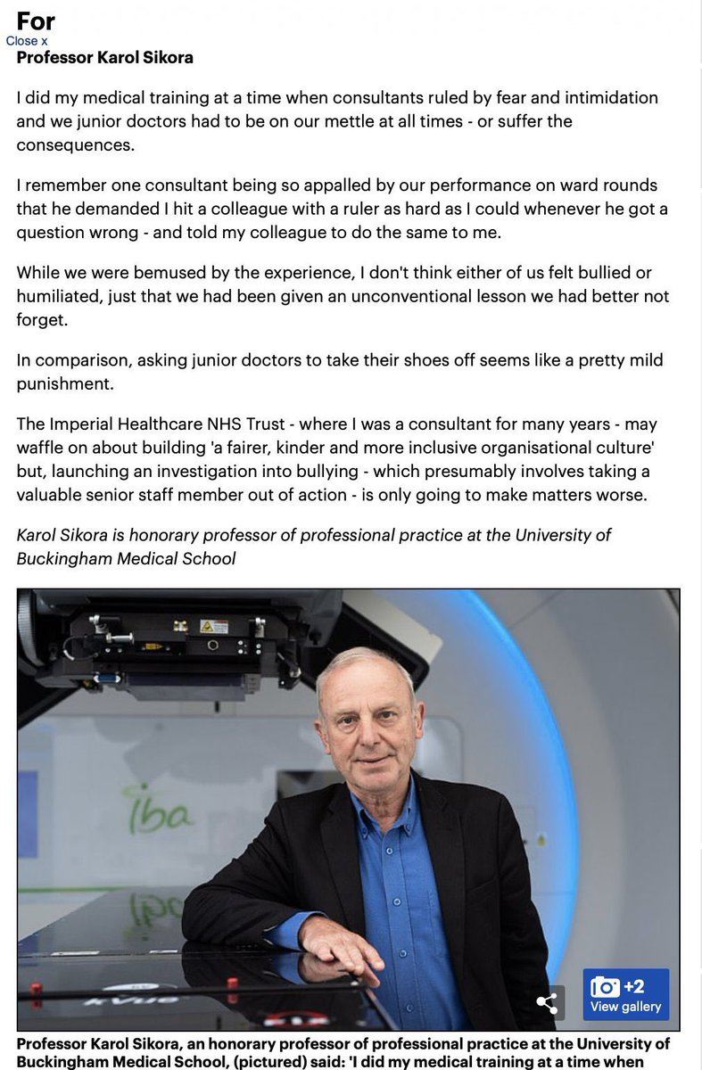 I have worked in the “culture change” world for over a decade

If you argue for toxic behaviours, for bullying &amp; infantilising, for ‘back in my day’ awfulness then you can &amp; must get in the sea

There is no place for you in healthcare or education

None. Get out. 

#medtwitter
