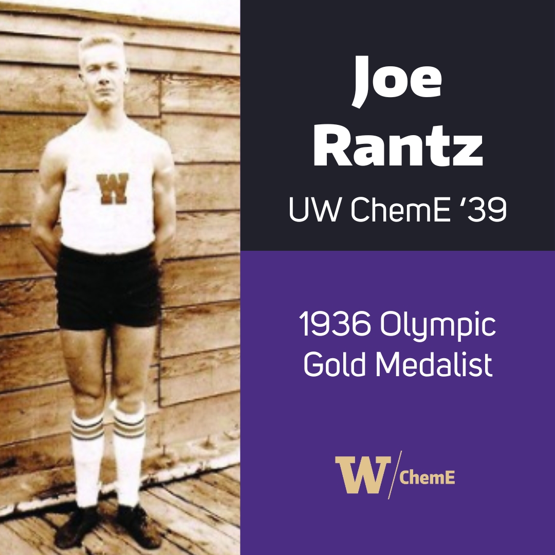 Joe Rantz Racing Joe Rantz, a ChemE alum, was a member of the UW rowing team that beat ...