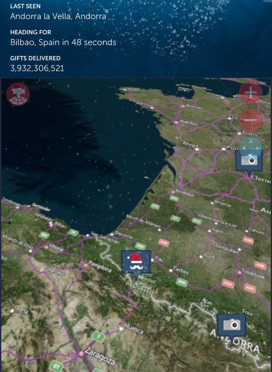 SickosCommittee's tweet photo. Checking the flight tracker tonight, looks like Santa is going to be managing Athletic Club de Bilbao next season. https://t.co/fMb40qtmoB