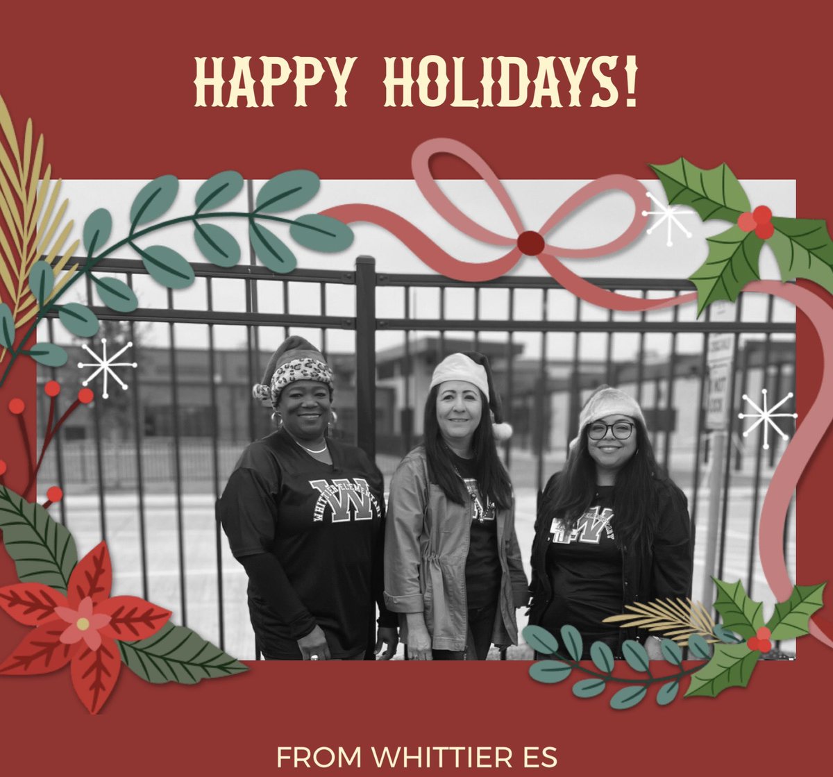 Wishing you a very happy holiday season from <a href="/WhittierES_HISD/">Whittier Elementary</a>