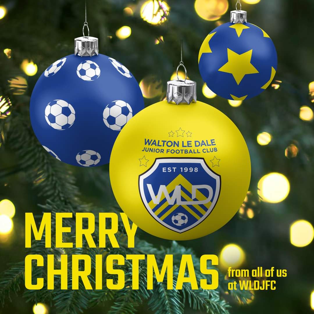 As we're all settling down for the night and waiting for the big guy to come. Everyone at Walton le Dale JFC would like to wish you a very Merry Christmas. We hope you are able to spend the time relaxing with family and recharging for the new year. Merry Christmas Everyone