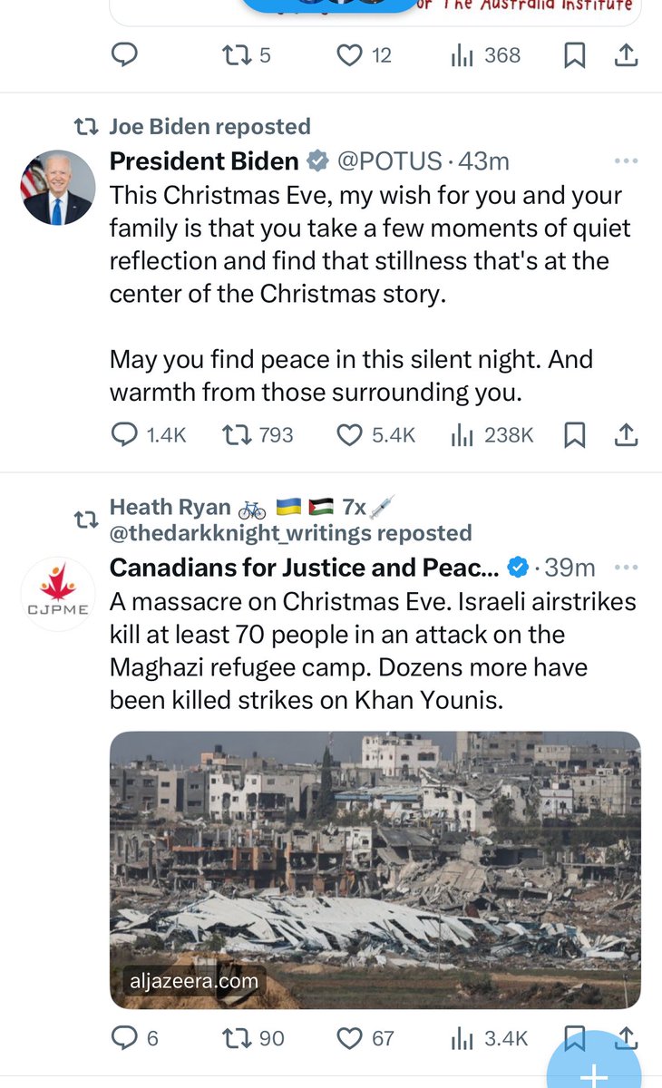 Timeline juxtaposition