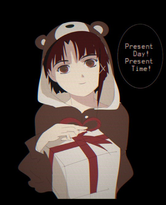 _lainchan's tweet image. Present Day, hehe... Present Time! Hahahahahahaha! 🎁🤶🎅🎄🖥️🎁