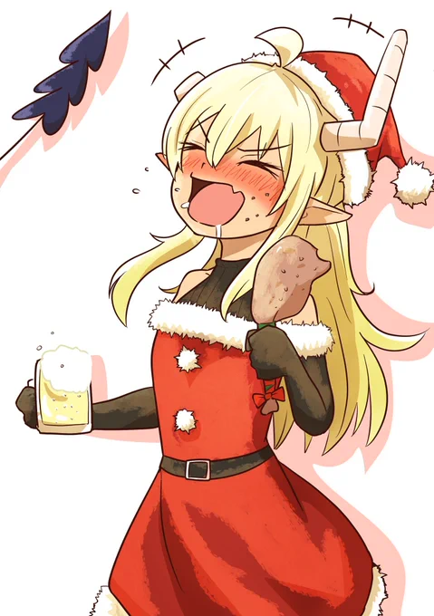 クリスマスを満喫するごせんぞこういう好き勝手する酔いどれリリスさんが超すき。 