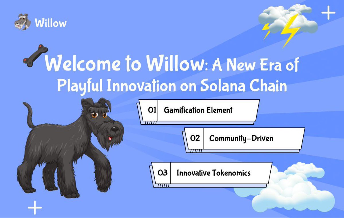 thecryptoghirl's tweet photo. @MonstersCoins Introducing you to a cryptocurrency that embrace the playful spirit of meme culture and gamification on Solana Chain. Don’t miss out on $Willo #willow #memecoin https://t.co/HoTeYcVaSm