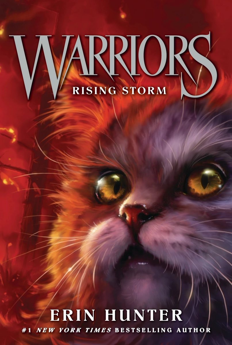 warriorswiki's tweet photo. "[Runningnose] dared not share the dreadful warning StarClan had added when the bird's wing had obscured the star—that their Clan would pay the highest possible price for their great new dawn."

Rising Storm was released 20 years ago! 🎉 https://t.co/OM8OjRt5mJ