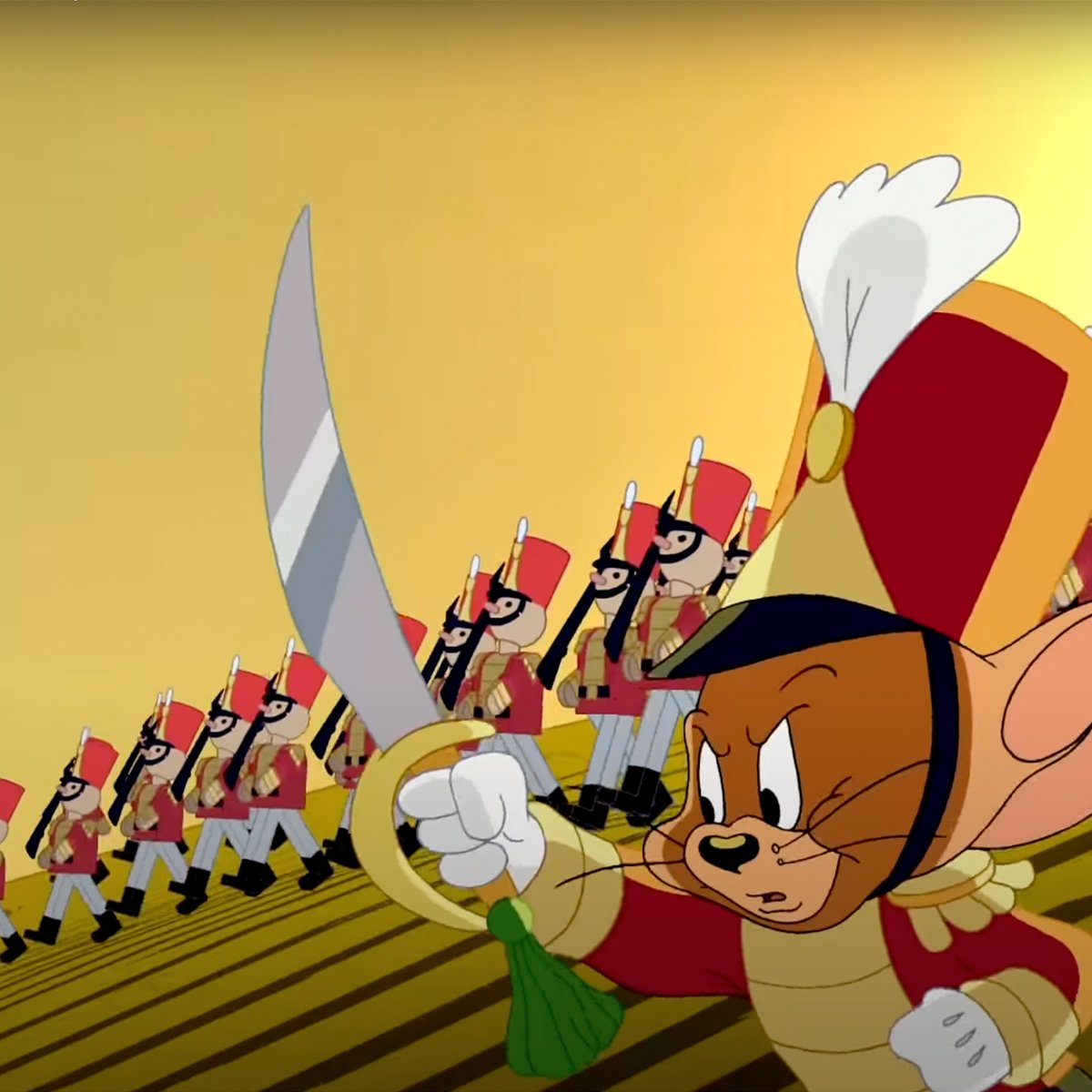 skullislandprod's tweet image. I made this life size Christmas decoration of Jerry Mouse as he appeared in “Tom and Jerry: A Nutcracker Tale” 2007. With an interchangeable hand he can be shown brandishing a sword or pointing the way to the mysterious “Toy Maker.” #TomJerry #TheNutcrackerSuite #mouse