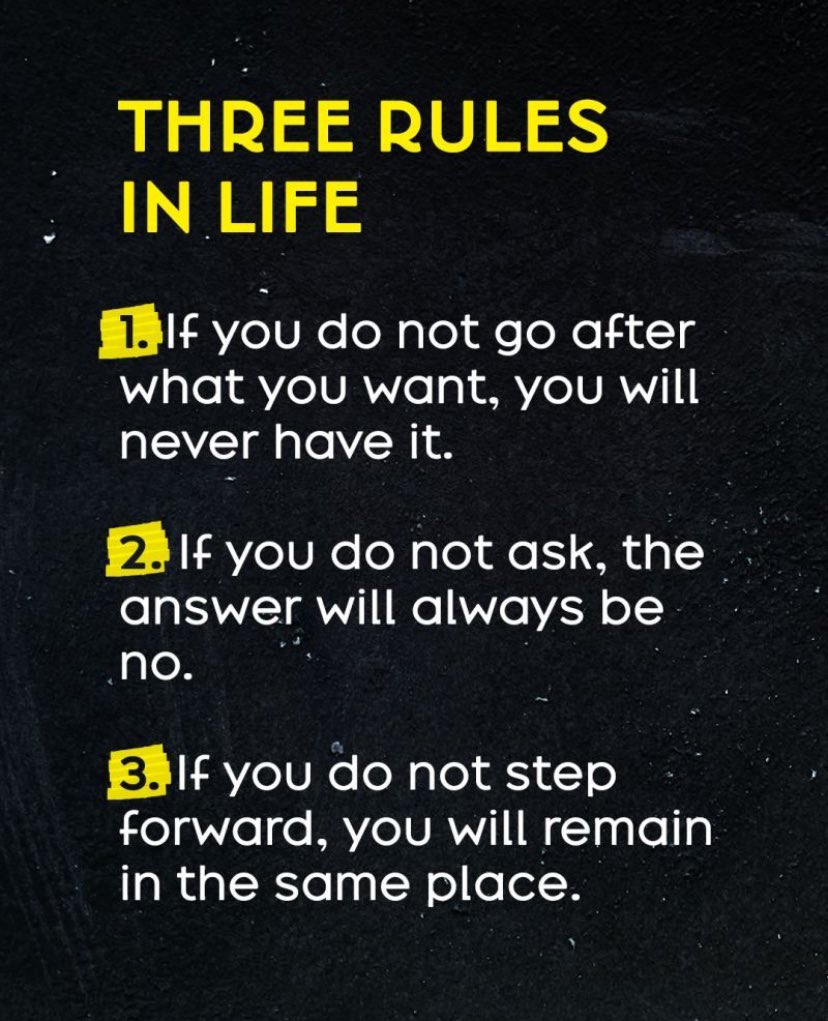 NWarind's tweet image. Walk until you&apos;re done and not till you&apos;re tired.
Probe until you&apos;re satisfied and not until you have proven. #intelect