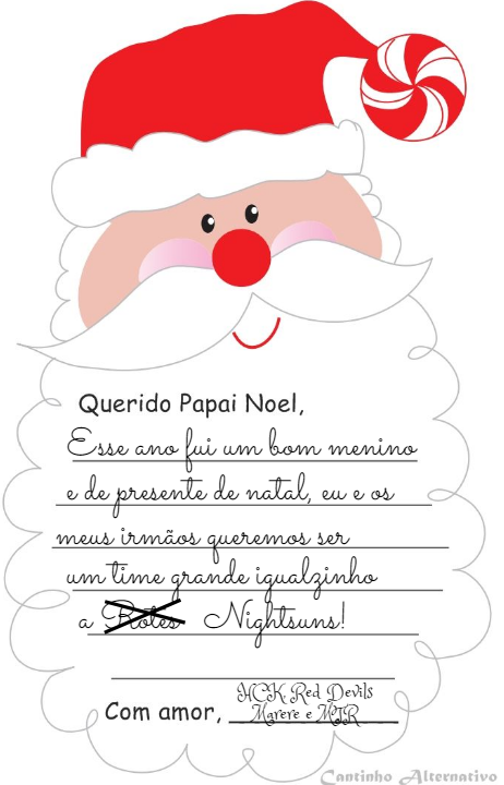 Vazou a cartinha de natal de alguns times do T3!! <a href="/hckcorp/">Hackers Corp.</a> <a href="/RedDevilsGaming/">Red Devils e-Sports</a> <a href="/MTRGamingBR/">MTR Gaming 🌈🎮</a> <a href="/marereesports/">Marere e-Sports</a> <a href="/RotesESports/">Rotes E-Sports</a> e toda a galera do Tier94, desejamos um feliz natal! 🎅