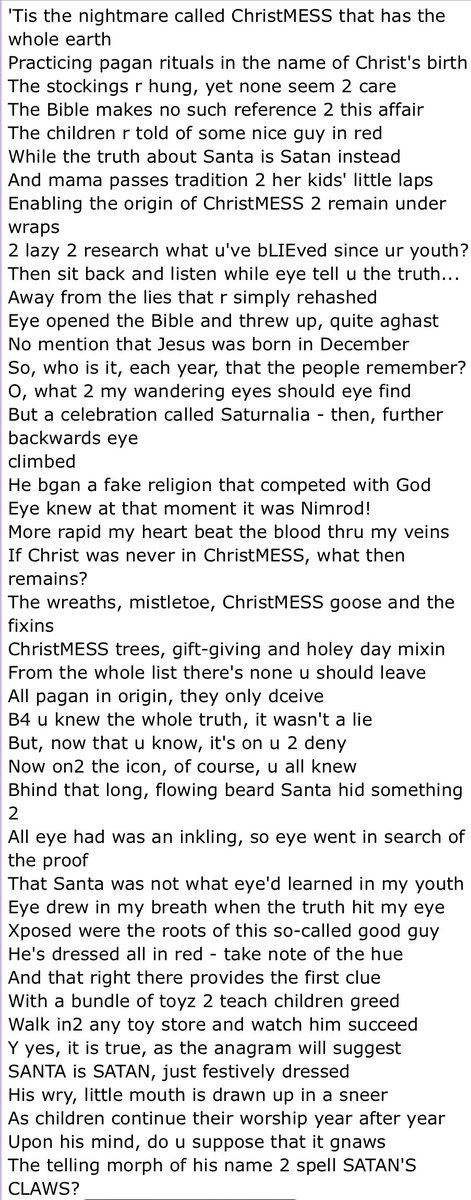 Baron3121's tweet photo. ‘tis the nightmare called ChristMESS
#CHRISTmess #SATANsCLAWS #HOLYDAZE #NPGMC #PRINCE #PRINCE4EVER https://t.co/RaDQTLAq9Q