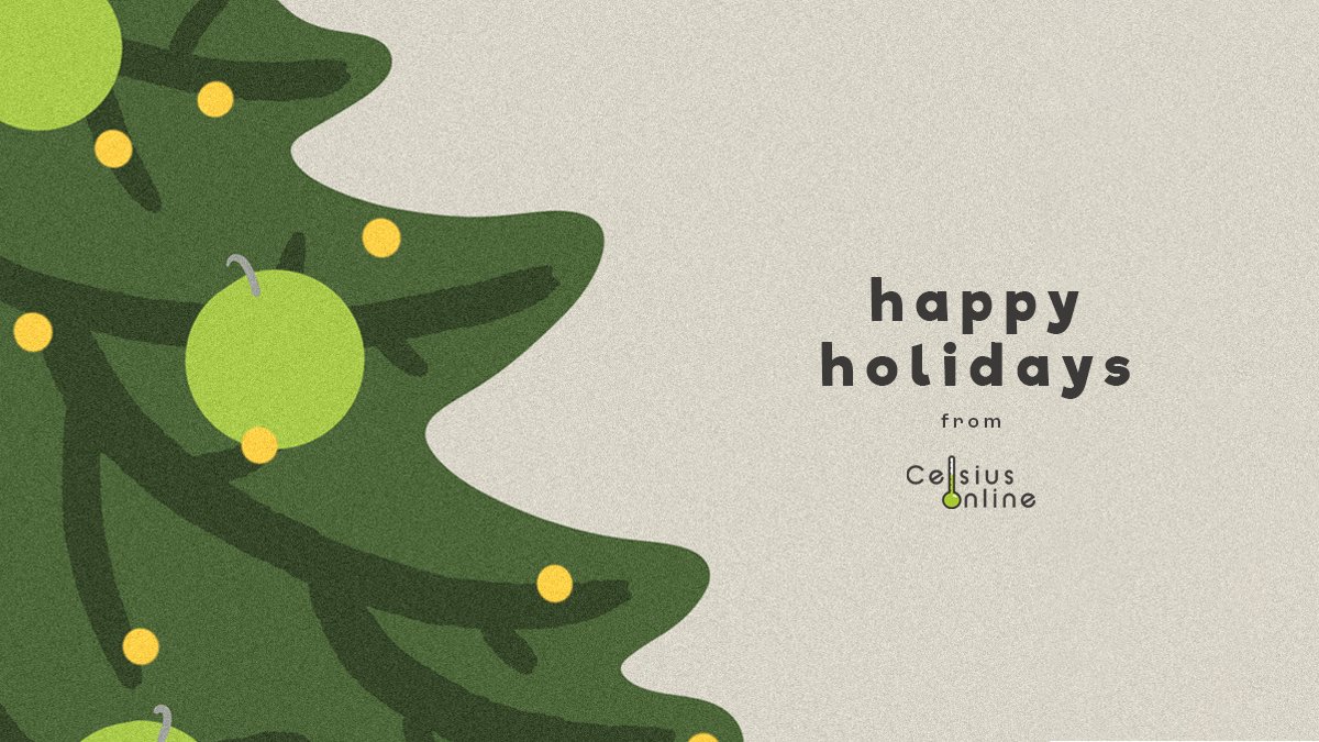 🎄 #MERRYCHRISTMAS🎄
The Celsius Online team wishes you a lovely holiday season with your loved ones! 🌟