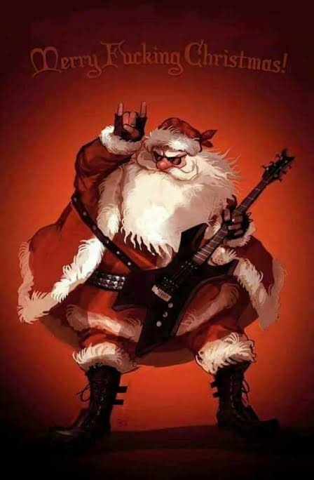 Have a Metal Christmas to all friends and fans! 🤘🏼🤘🏼