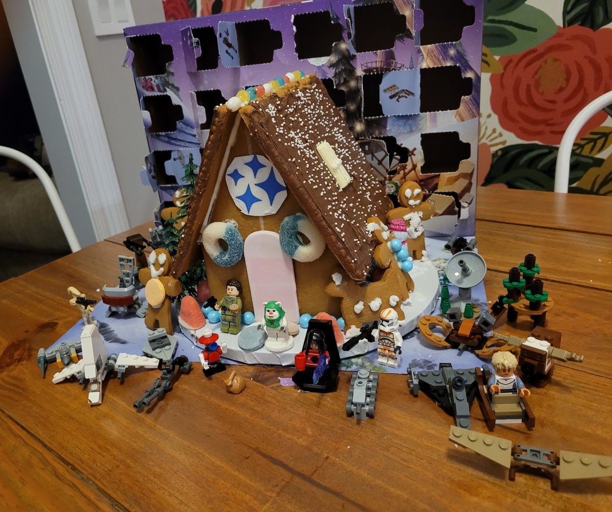 SizzlinWizzlin's tweet photo. Star wars gingerbread house @wiz_io #WizGingerbread #blessed https://t.co/kTyF5nwN5Y