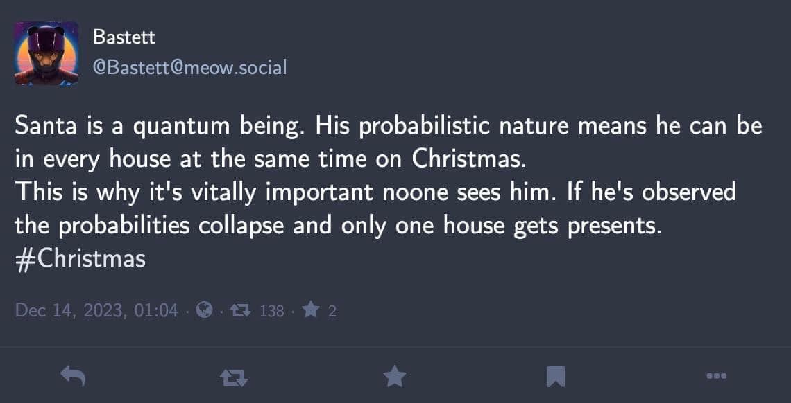 Remember folks, don't watch for Santa tonight.