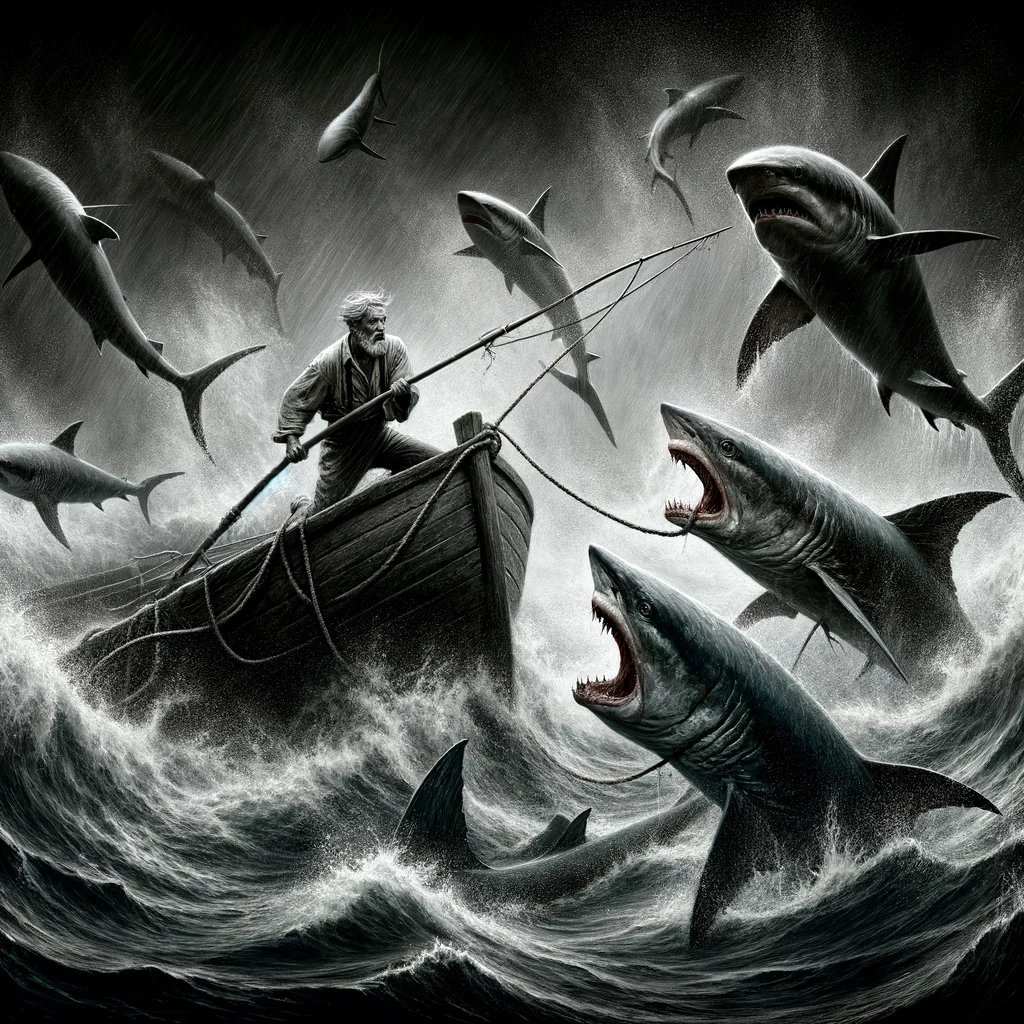 algorithmbooks's tweet image. Book: The old man and the sea. Hemingway at his peak. A short novel, a masterpiece. It must be read over and over again as if it were thousands of sea voyages. This novel was written between December 1950 and February 1951.