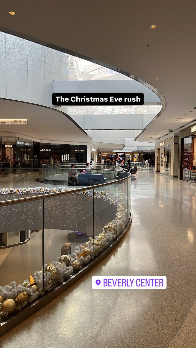 Merry Christmas to all the Disaster Divas, from Volcano and pod landmark the Beverly Center.