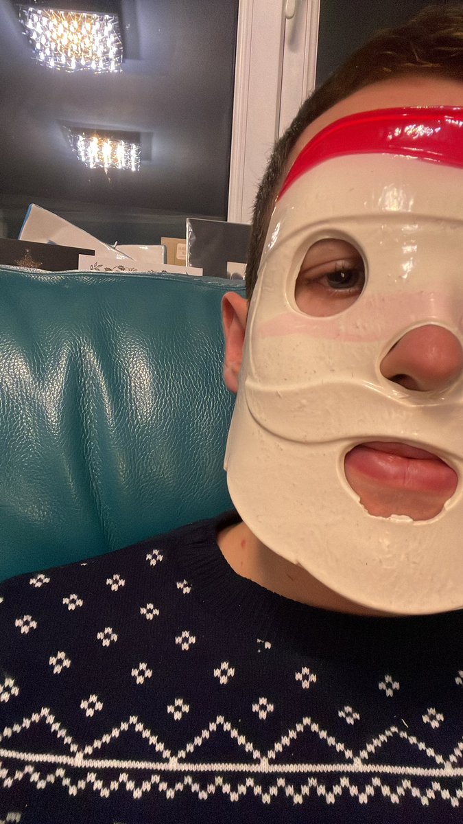 FraserCapulet's tweet photo. Hi @LushLtd are these masks edible because they taste delicious and we may have all had a lil nibble https://t.co/XmaohImmR0