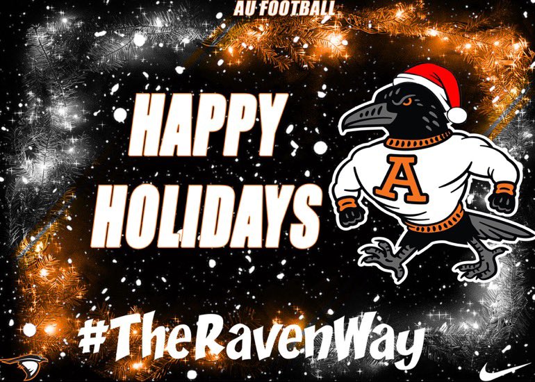 Much love to <a href="/coachmonty11/">Coach Monty</a> and @AUFootball and happy Holidays, much appreciated !