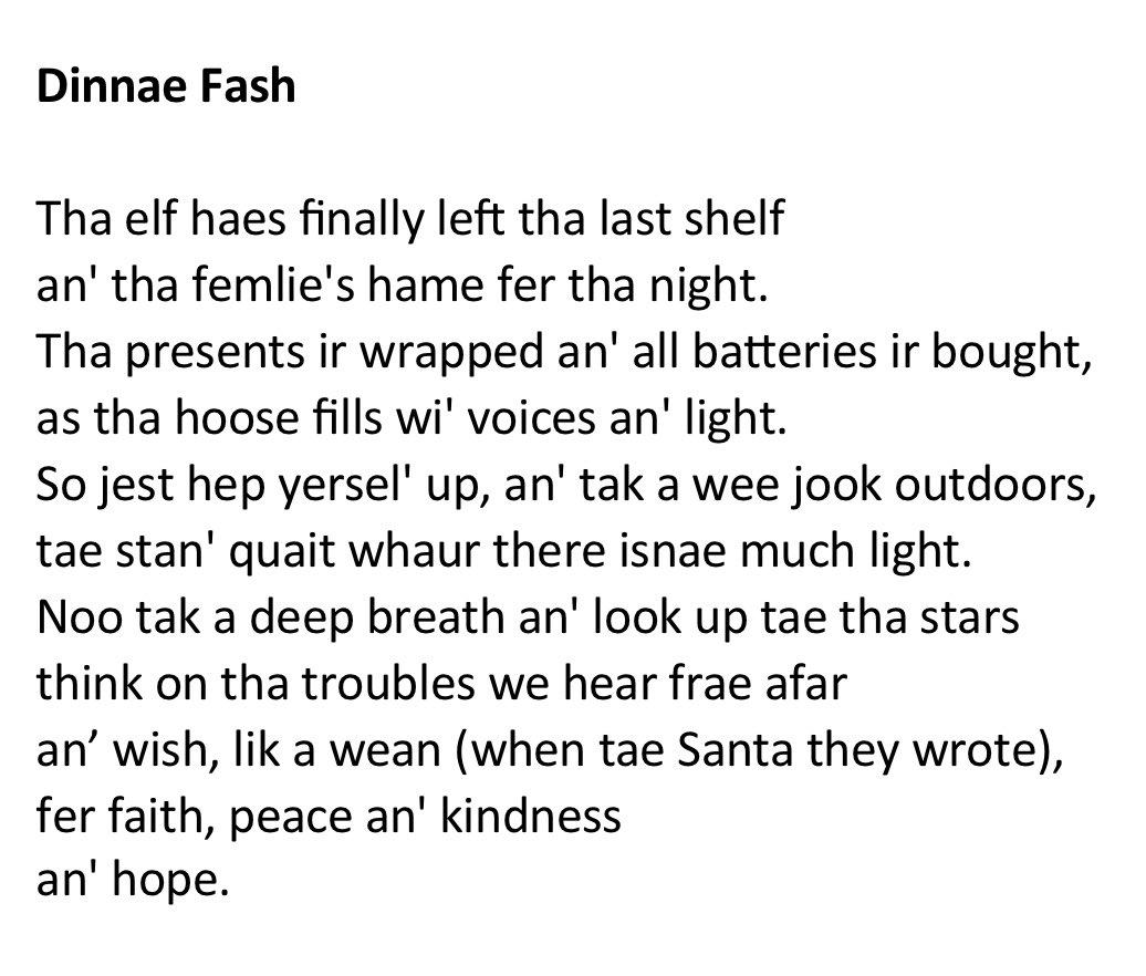 A new Ulster Scots poem for Christmas Eve, shared with the lovely @paula_mcintyre and guests for a #HamelyChristmas. @USCN1 @UlsterScotsAgen #poet #christmas2023 #ulsterscots