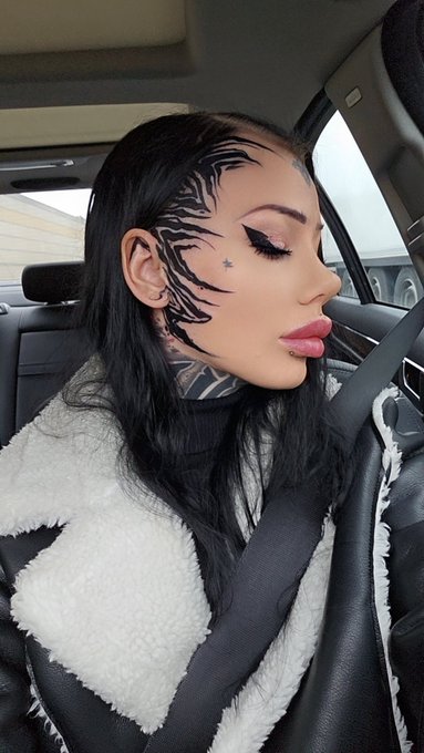 New #facetattoo 🖤 by @HubyTattooz https://t.co/YbARxc0grB<a href="/tag/facetattoo"class="tags">#facetattoo</a><a class="tags" target="_blank" title="On Twitter" href="/?out=eyJ0eXAiOiJKV1QiLCJhbGciOiJIUzUxMiJ9.eyJpYXQiOjE3MjM1NjY1MzAsImlzcyI6InR3cG9ybnN0YXJzLmNvbSIsIm5iZiI6MTcyMzU2NjUzMCwiZXhwIjoxNzU1MTAyNTMwLCJyZWRpcmVjdF91cmwiOiJodHRwczovL3R3aXR0ZXIuY29tL0h1YnlUYXR0b296In0.w4--3KKam0dJSKLeXw2OLnkB22f-UGCpK6Tmh0h6C-SQqkFekpL2w7No2A70Mv-iC_6_aIAwcZryZzT0jJvo0Q">@HubyTattooz</a>