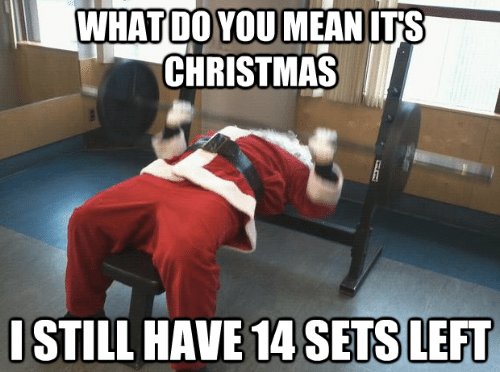 FiveFitness's tweet photo. I'm not sure Santa's quite ready to take on #Christmas just yet! 😂
#Gym #Gains #Workout #Fitmas https://t.co/kfM6co0F1v