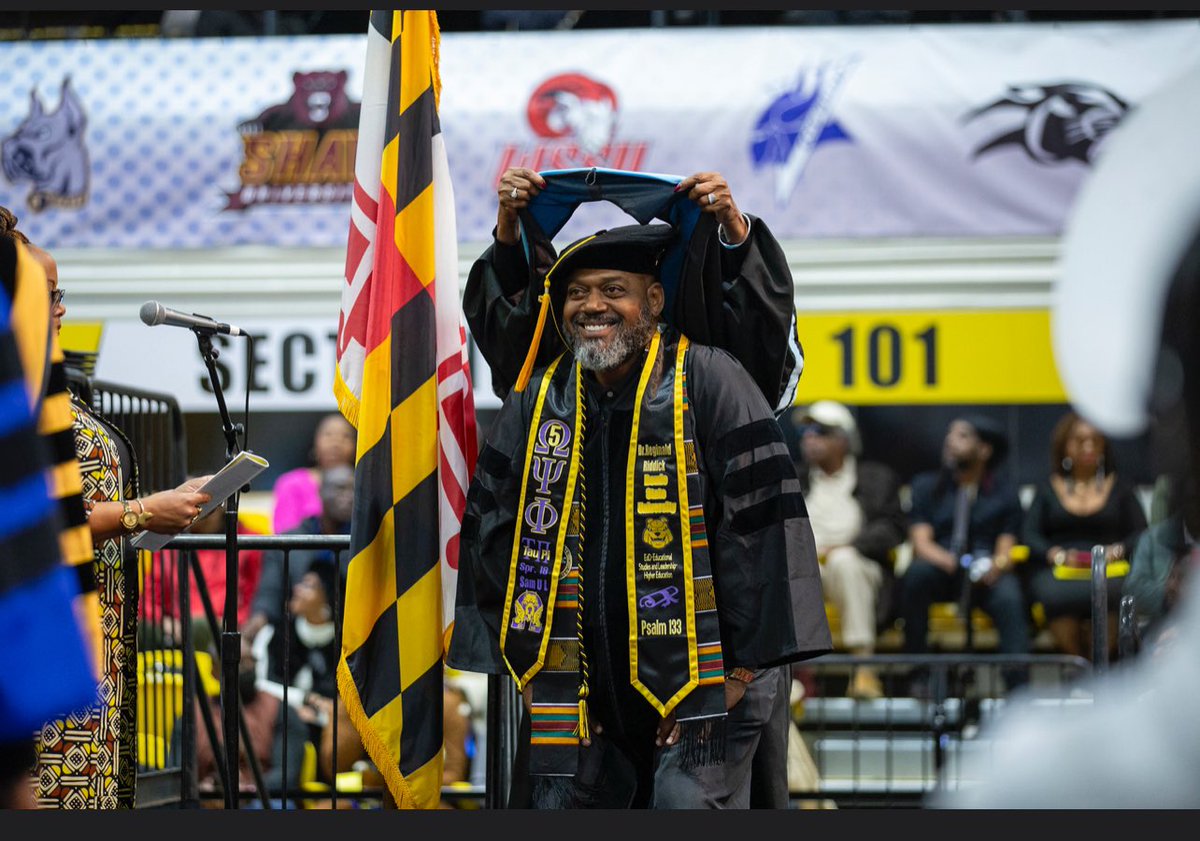 teach1reach's tweet image. Still in awe of His blessings. #wedidthat #teamriddick @BowieState