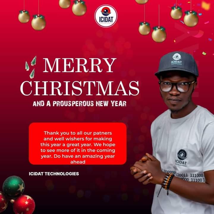 gideonkings_'s tweet photo. Live.
Love.

Give.
Hope.

Compliment of the season
Happy Christmas Fam ❤️💙❤️.
With love from
Icidat Technologies Ltd https://t.co/2HegJ8DTlB