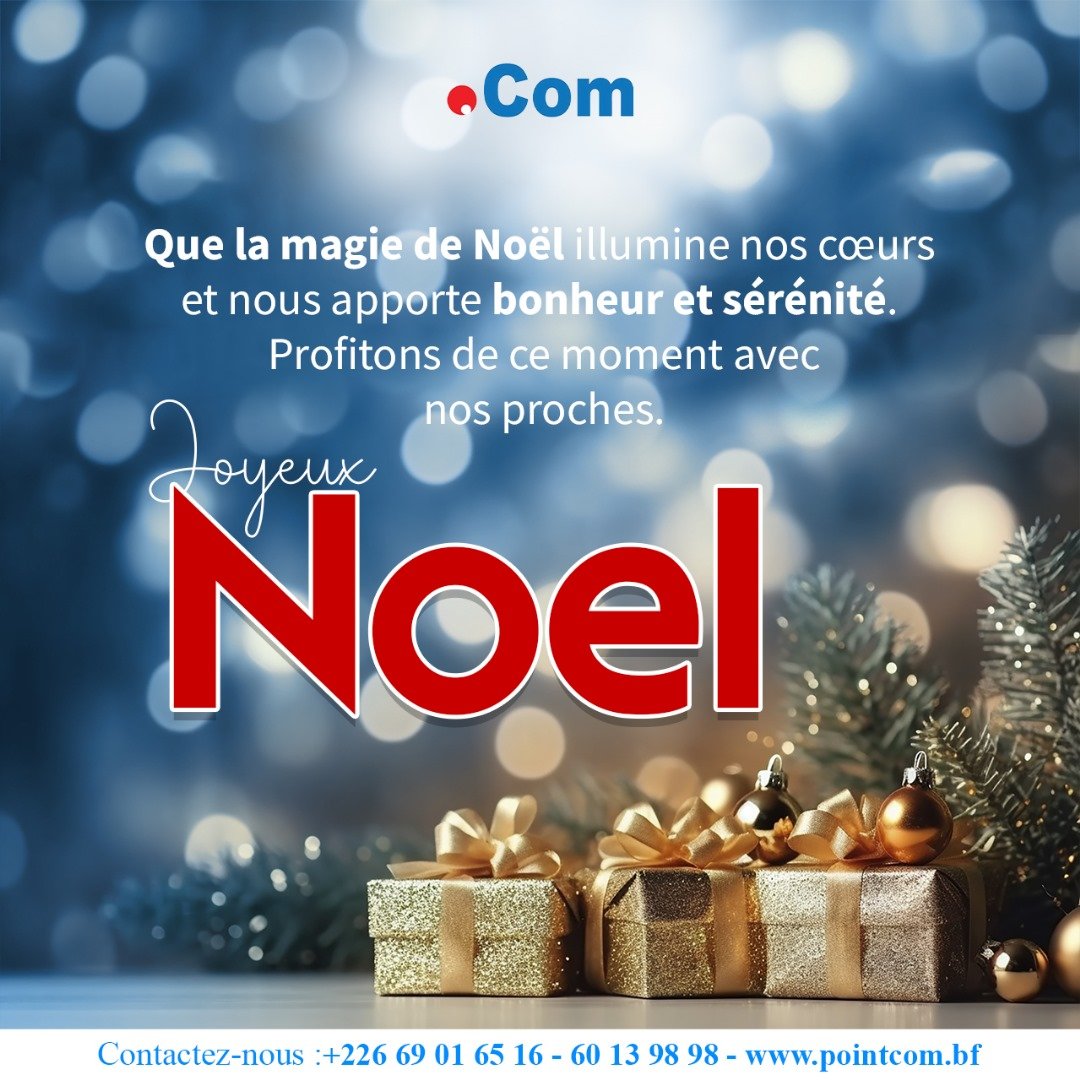 PointcomBf's tweet photo. À l'aube de cette célébration festive, nous tenons à vous remercier pour votre engagement et votre partenariat précieux. Que ce Noël soit le prélude à une collaboration encore plus fructueuse en 2024.

Joyeux Noël à tous ! https://t.co/7wEwjsyDqx