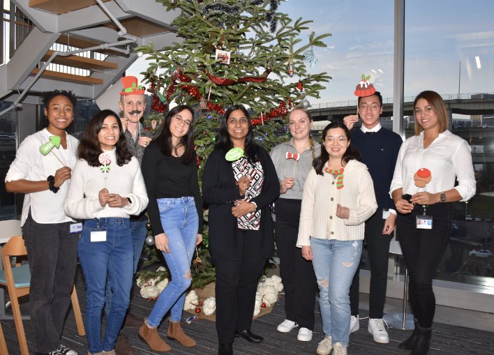 LabAgarwal's tweet image. Our year end holiday celebration, love working with these enthusiastic &amp;amp; passionate researchers💕. We have lot to celebrate  (grants, publications, promotion, lab member’s wedding ) &amp;amp; looking forward to have a great year ahead. Happy holidays &amp;amp; wonderful new year everyone🎊🌺🎉