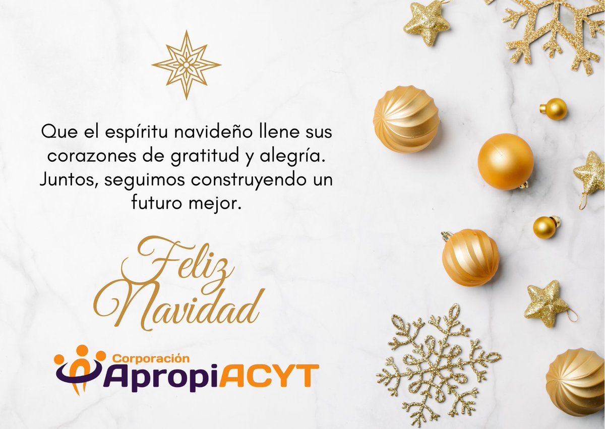 Que el espíritu navideño llene sus corazones de gratitud y alegría. 
Juntos, seguimos construyendo un futuro mejor.