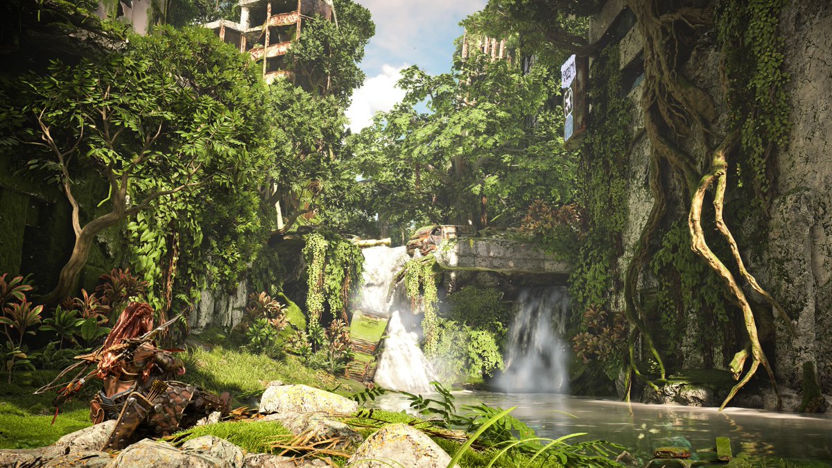 OriginalTeaman's tweet photo. Finally got around to playing the #BurningShores DLC for #HorizonForbiddenWest and I absolutely LOVED it. So beautiful, great story and Aloy's character development in it is insane! Can't wait to see what #Guerrilla does next!!! 🧡 https://t.co/AYGcNPdFqO