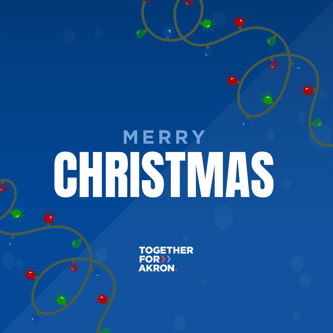 shammasmalik's tweet photo. Wishing everyone a Merry Christmas - I hope this weekend is filled with family, loved ones, and plenty of holiday cheer! 🎁🎄❄️
#Akron #TogetherForAkron https://t.co/B3gqxGDSQm