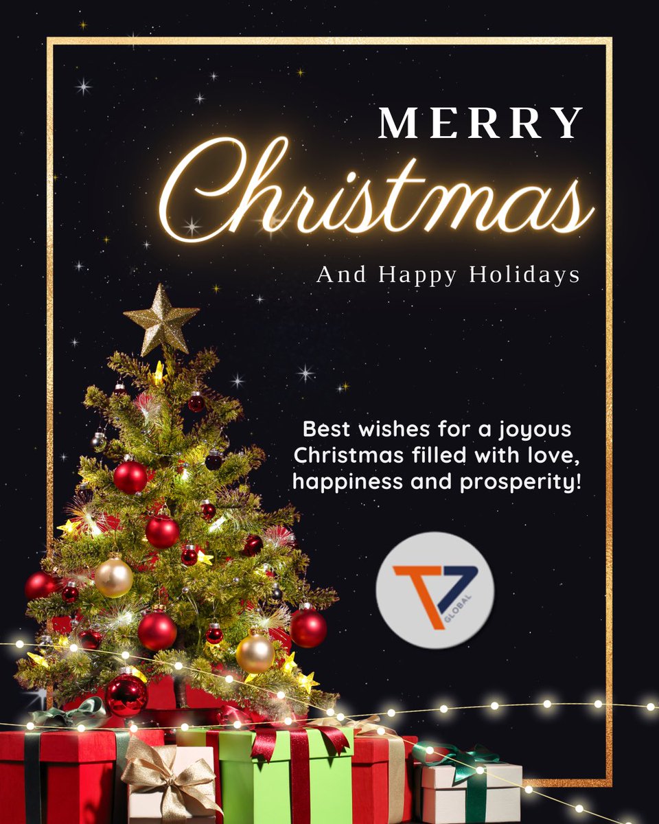 Merry Christmas to everyone! Wishing everyone peace, joy and unconditional love this Christmas. 🎄 🌟 
#t7globalberhad
#merrychristmas2023
#Energy
#AerospaceandDefence
#Construction
#OilandGas
#MakingAdifference
#sustainabilitywithT7