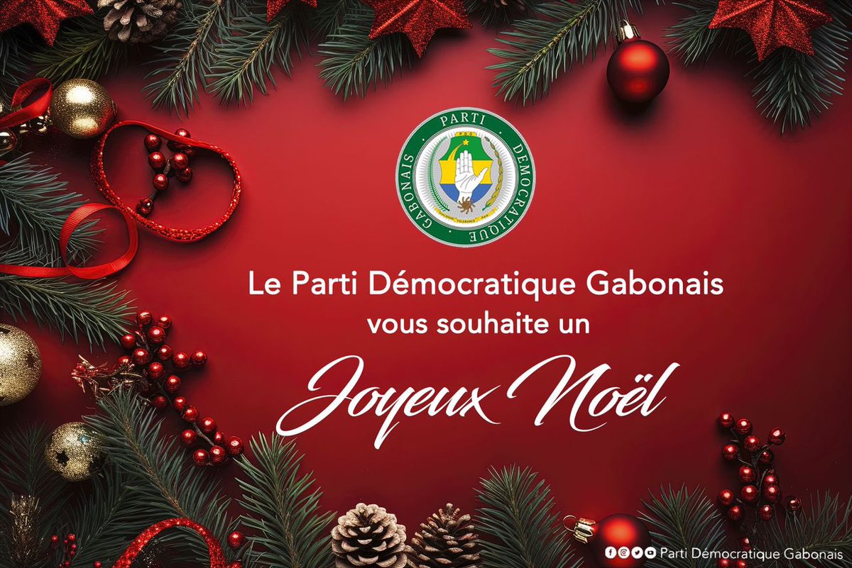 #Noel #Gabon #Parti_Démocratique_Gabonais_