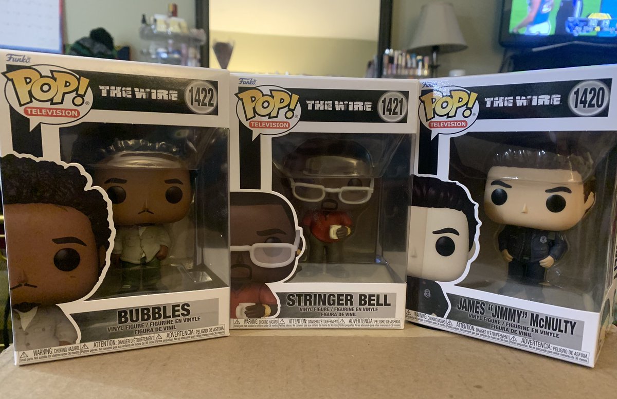 lovinmygirls218's tweet photo. Merry Christmas to Me! #TheWire #FunkoPops #Bubbles #StringerBell #McNulty 🔥 https://t.co/cRNVJuEElY
