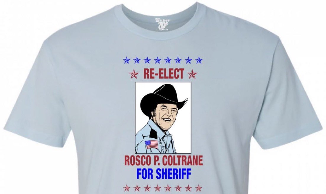 Super70sSports's tweet image. When your inbred hillbilly county is finally ready to get serious about crime, you’re gonna want to elect the goddamn best … 

👉 super70ssportsstore.com/products/re-el…