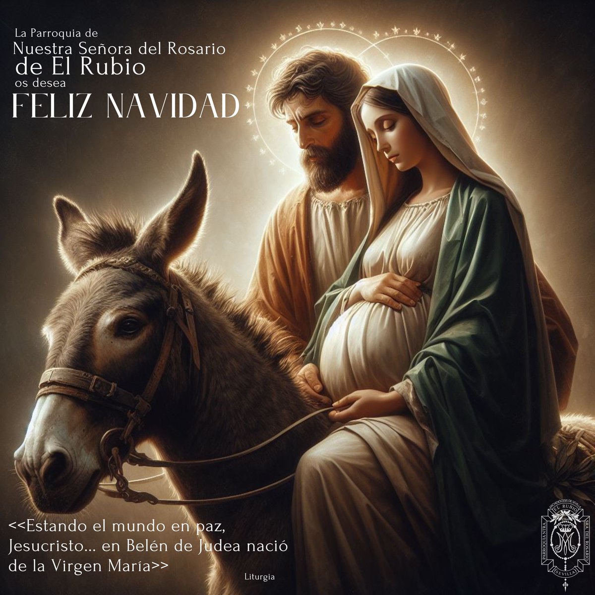 Esta Navidad pedimos a Dios x la paz,solidaridad,fraternidad…y le damos gracias por todo lo que nos da. Q su nacimiento traiga luz a nuestras oscuridades,cuide de la Iglesia y de todo lo que con tanta generosidad Dios creó.Desde El Rubio, Marinaleda y Matarredonda,FELIZ NAVIDAD!