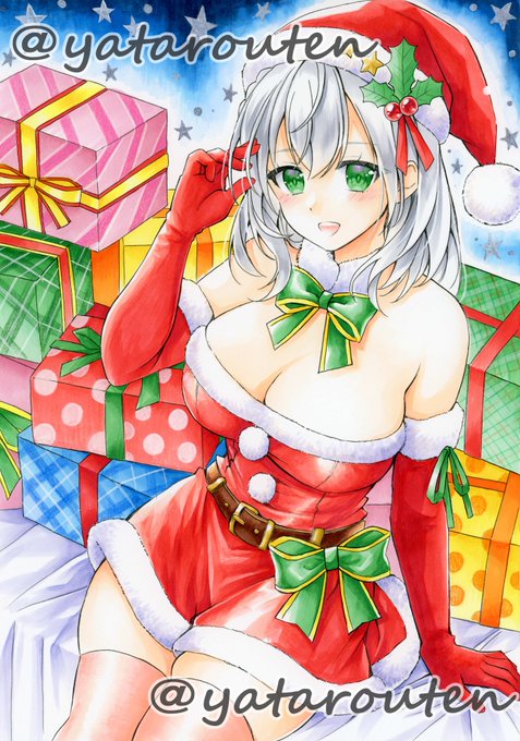 メリークリスマス今週もBOOTHとヤフオク無事終わりましたありがとうございました今年もあと一週間ですね明日から子供達が冬休みに突入しますイラスト、漫画描けるかなぁ#手描きイラスト#アナログイラスト#コピックイラスト #ホロライブ #白銀ノエル #ノエラート 